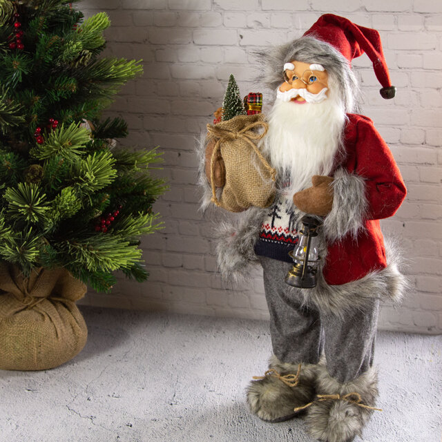 Peha Норвежский Санта с подарками и фонариком 45 см GF-80420