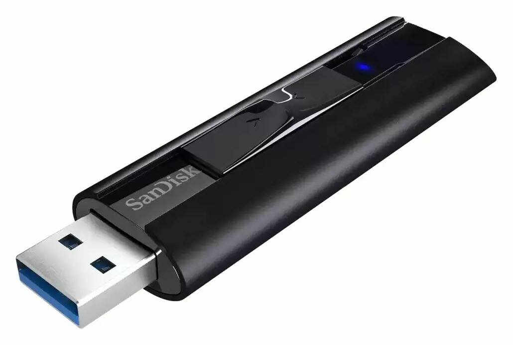 Флеш диск SanDisk Extreme PRO 256GB USB3.1 черный