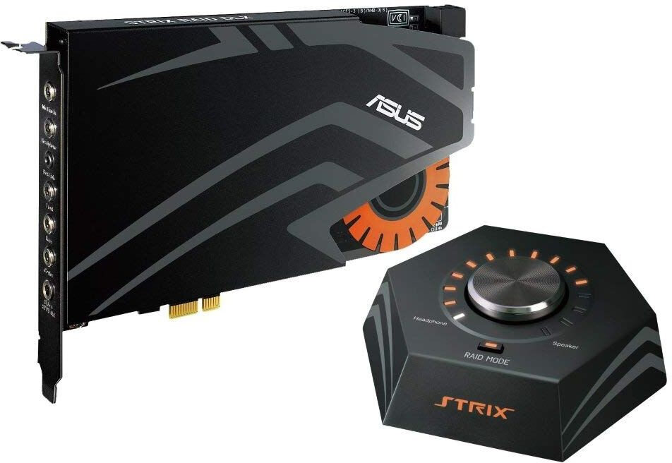 ASUS Звуковая карта Asus PCI-E Strix Raid DLX (C-Media 6632AX) 71 Ret