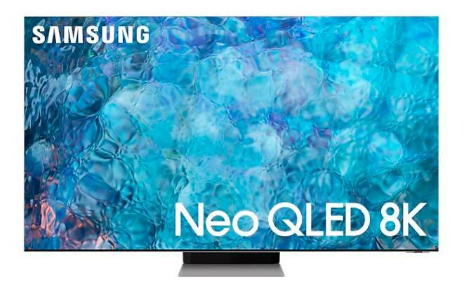 Телевизор Samsung Series 9 QE65QN900AUXRU, 65", Neo QLED, 8K Ultra HD, нержавеющая сталь