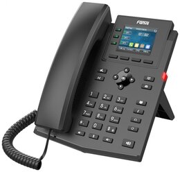 VoIP-телефон Fanvil 2xEthernet, LCD цветной дисплей, 4 аккаунта SIP, G722, Opus, Ipv-6