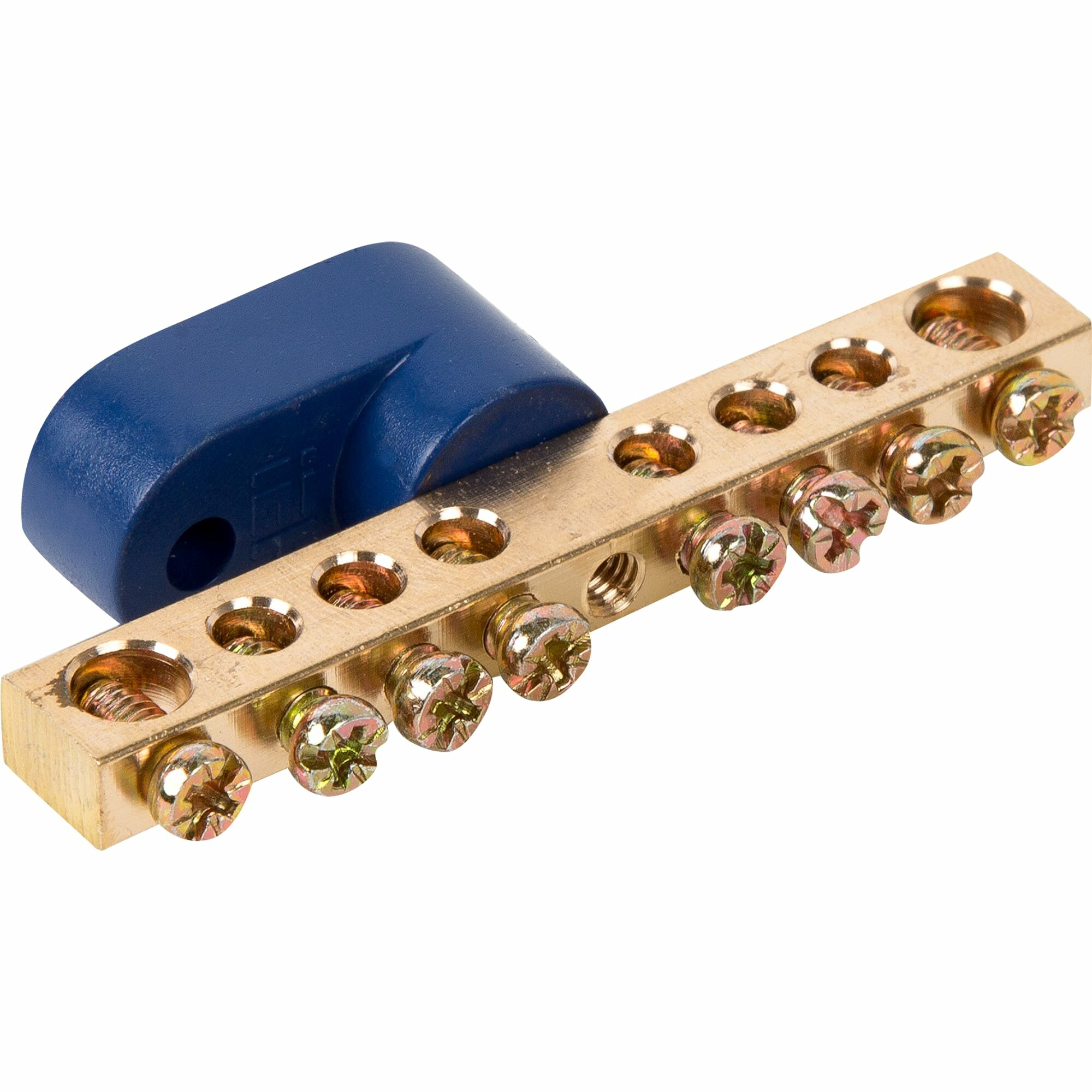 фото Шина нулевая на одном угловом изоляторе IEK ШНИ 6х9-8