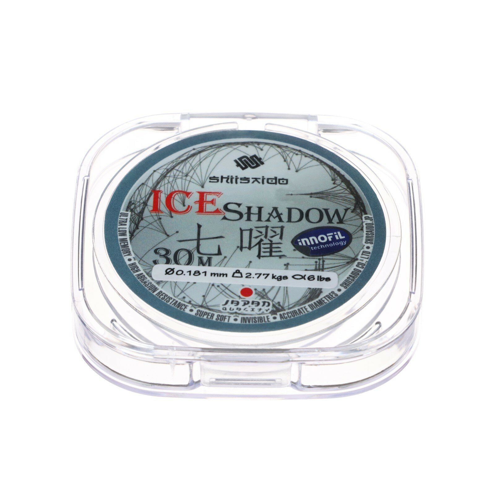 Леска Shii Saido Ice Shadow диаметр 0.181 мм тест 2.77 кг 30 м прозрачная