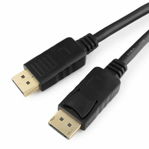 Кабель интерфейсный DisplayPort Cablexpert CC-DP2-5M DisplayPort, v1.2, 20M/20M, черный, экран, пакет, 5м