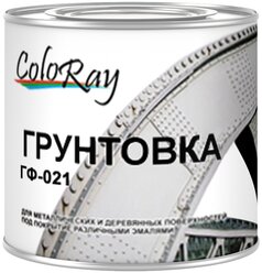 Coloray ГФ-021 грунтовка антикоррозийная (серый, 3 кг)