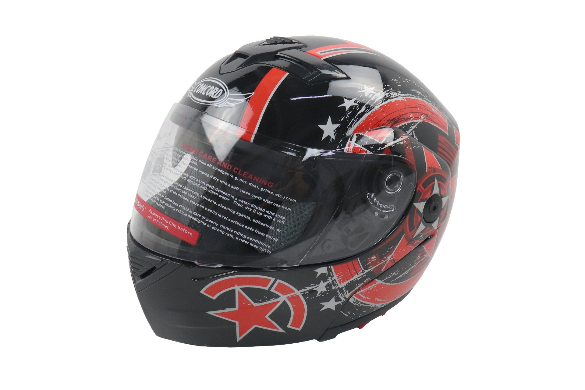 Шлем модуляр CONCORD FL-103 черный "S, M, L, XL, XXL"