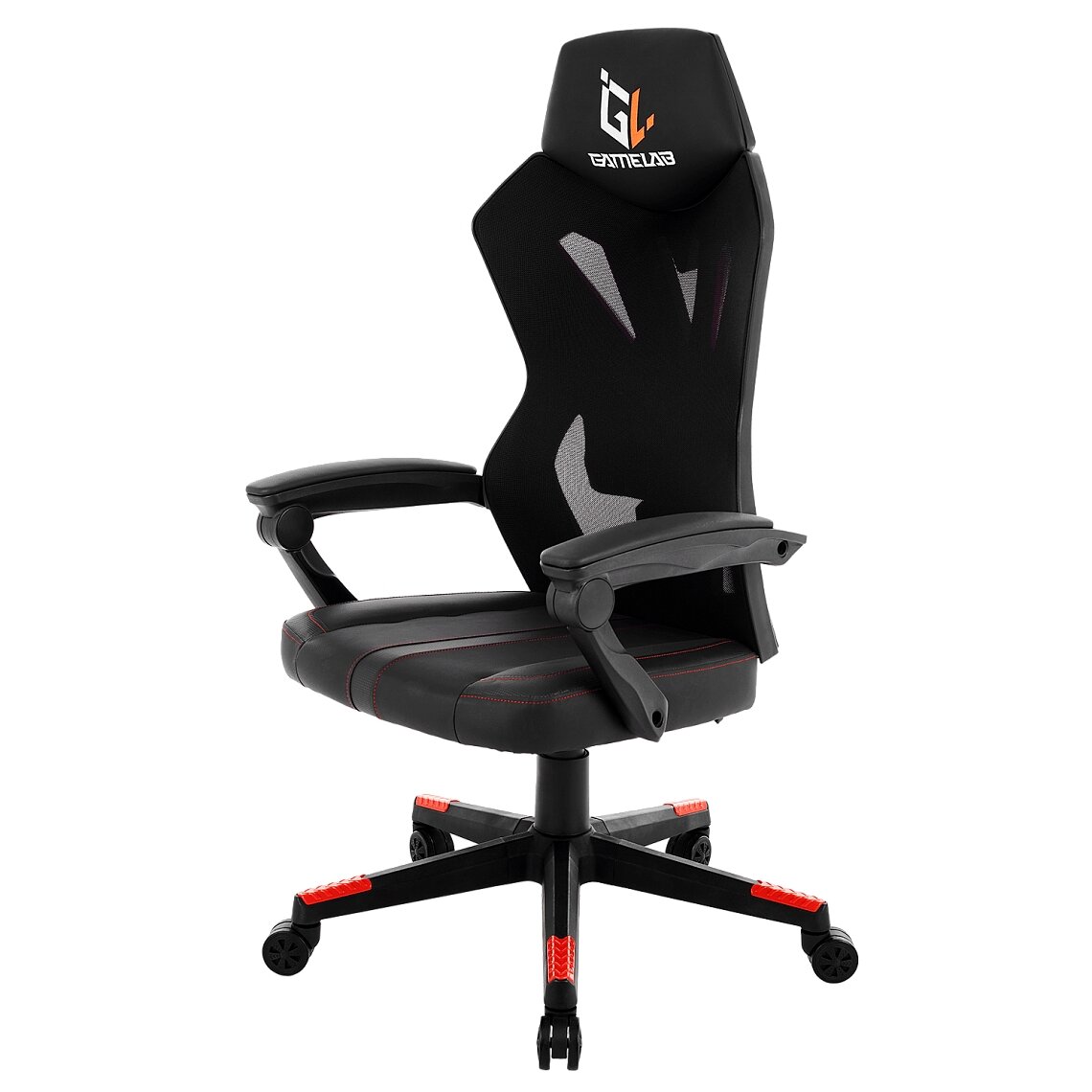 Кресло компьютерное игровое GameLab Monos Black - черное