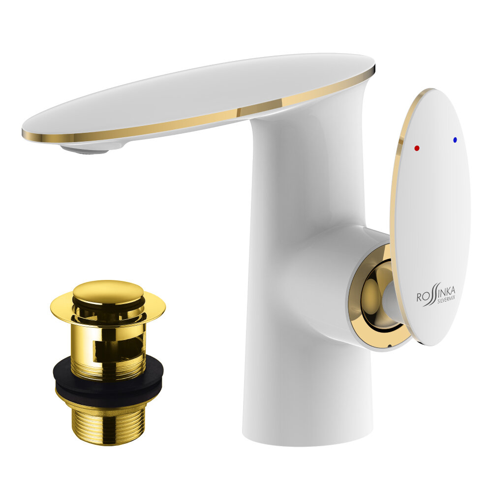 Смеситель Rossinka RS30 RS30-11W белый