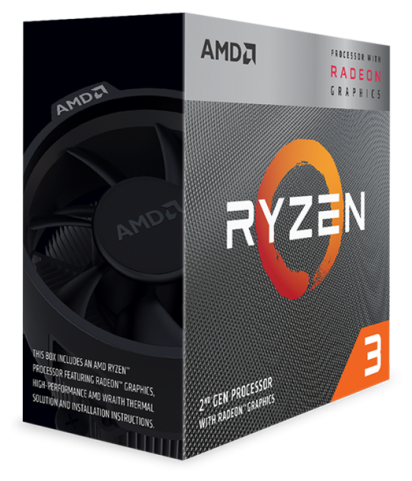 Процессор AMD Процессор AMD Ryzen 3 3200G (3.60ГГц, 4МБ, GPU) SocketAM4 (с кулером) (ret)