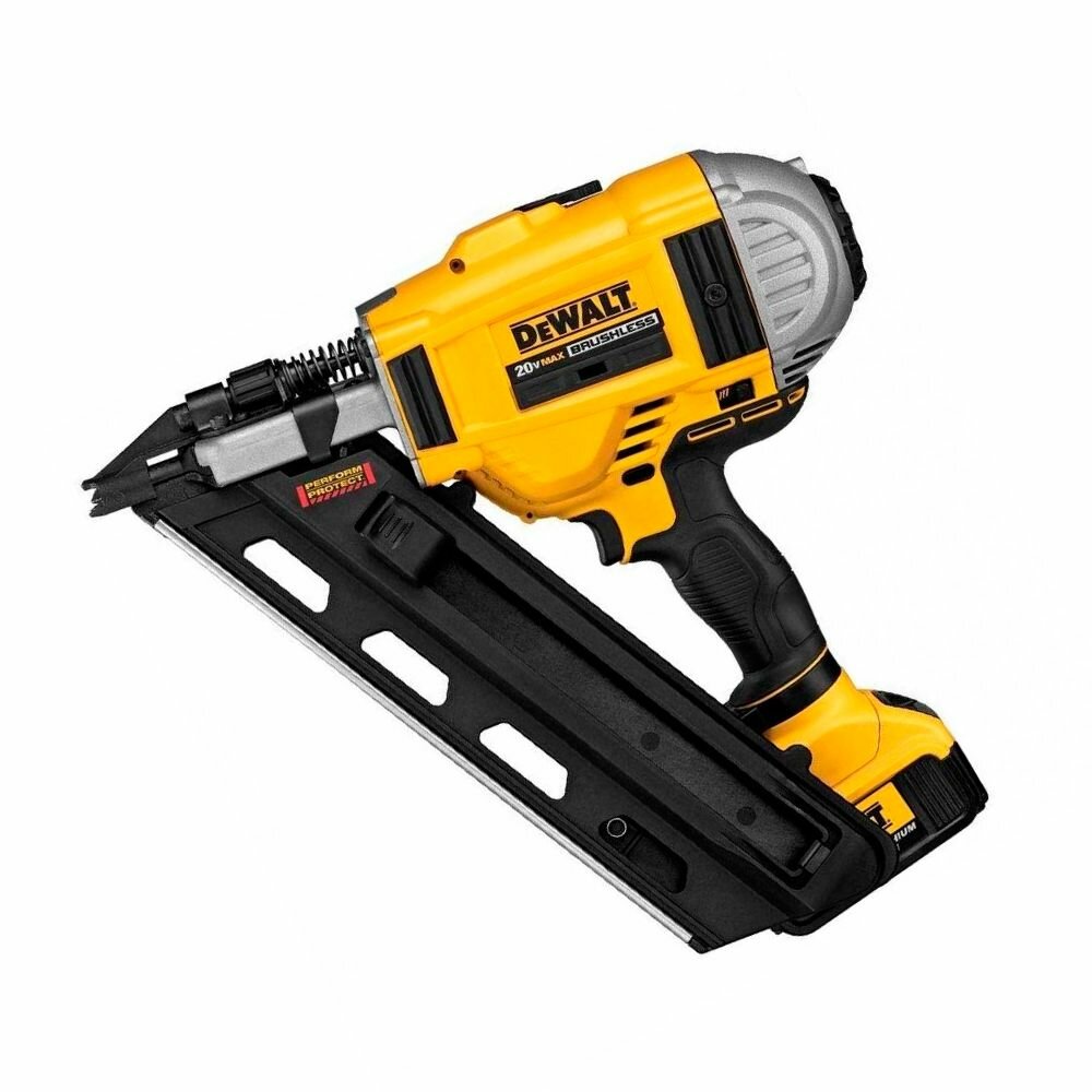 Аккумуляторный бесщеточный гвоздезабивной пистолет DEWALT DCN692P2, 105 Дж, 18 В, XR