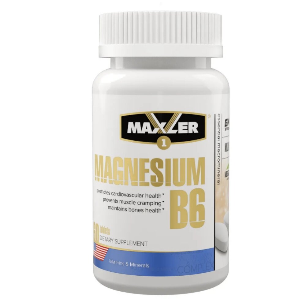 Maxler Magnesium B6, 60 таб.