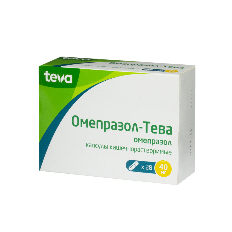 Омепразол-Тева капс.кишечнораствор.40мг №28