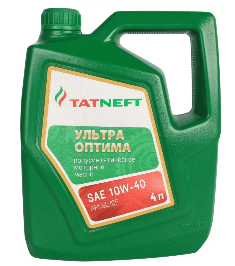 Полусинтетическое моторное масло Татнефть УЛЬТРА-ОПТИМА 10W-40