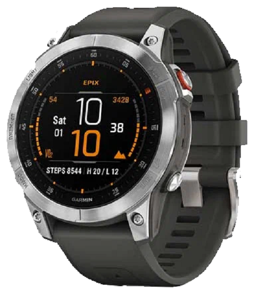 Умные часы Garmin epix (Gen 2) (010-02582-01) Sapphire Steel Gray