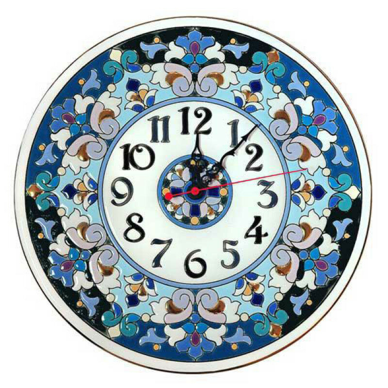 Рус-Арт Декоративные настенные керамические часы 30 см (Ч-3016)