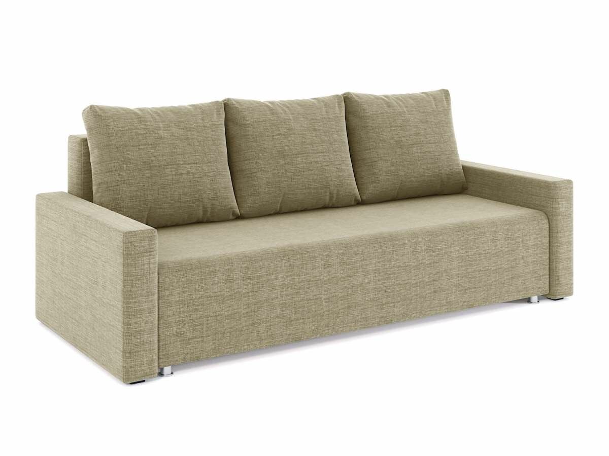 фото Диван Олимп Рогожка Дрим Дарк Беж