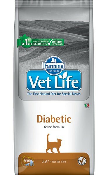 Farmina (Фармина) Vet Life Cat Diabetic 2кг х 2шт сухой при сахарном диабете для кошек