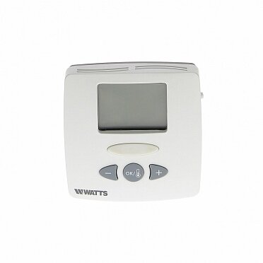 Термостат комнатный WFHT-LCD с дисплеем 5-30град 24В но/НЗ (10021108) | код RQLAGK0G7049K5 | WATTS Industries ( 1шт. )