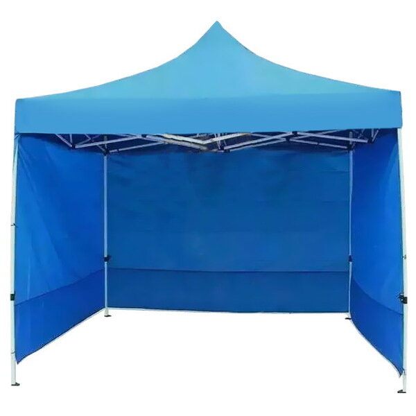 Тент-шатер "Простор" раздвижной 3*3*2,5м, 3 стенки, синий , 1 шт. - фотография № 1
