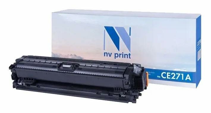 Картридж лазерный NV-Print CE271A голубой