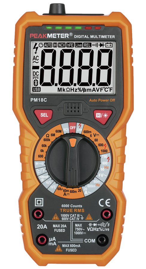 Мультиметр цифровой Peakmeter PM18C