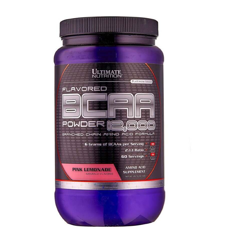 Ultimate Nutrition BCAA 12 000 Powder Flavored (457 гр) - Ежевика