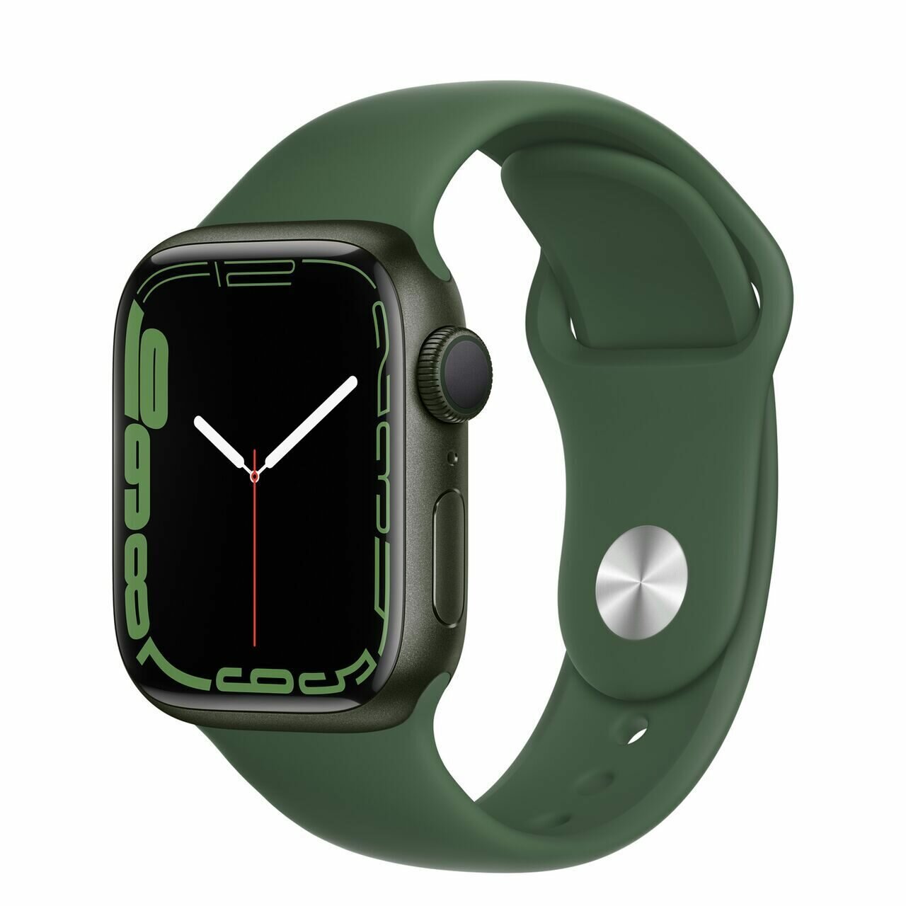 Умные часы Apple Watch Series 7 GPS 41mm Aluminum Case with Sport Band Green (Зеленый клевер)