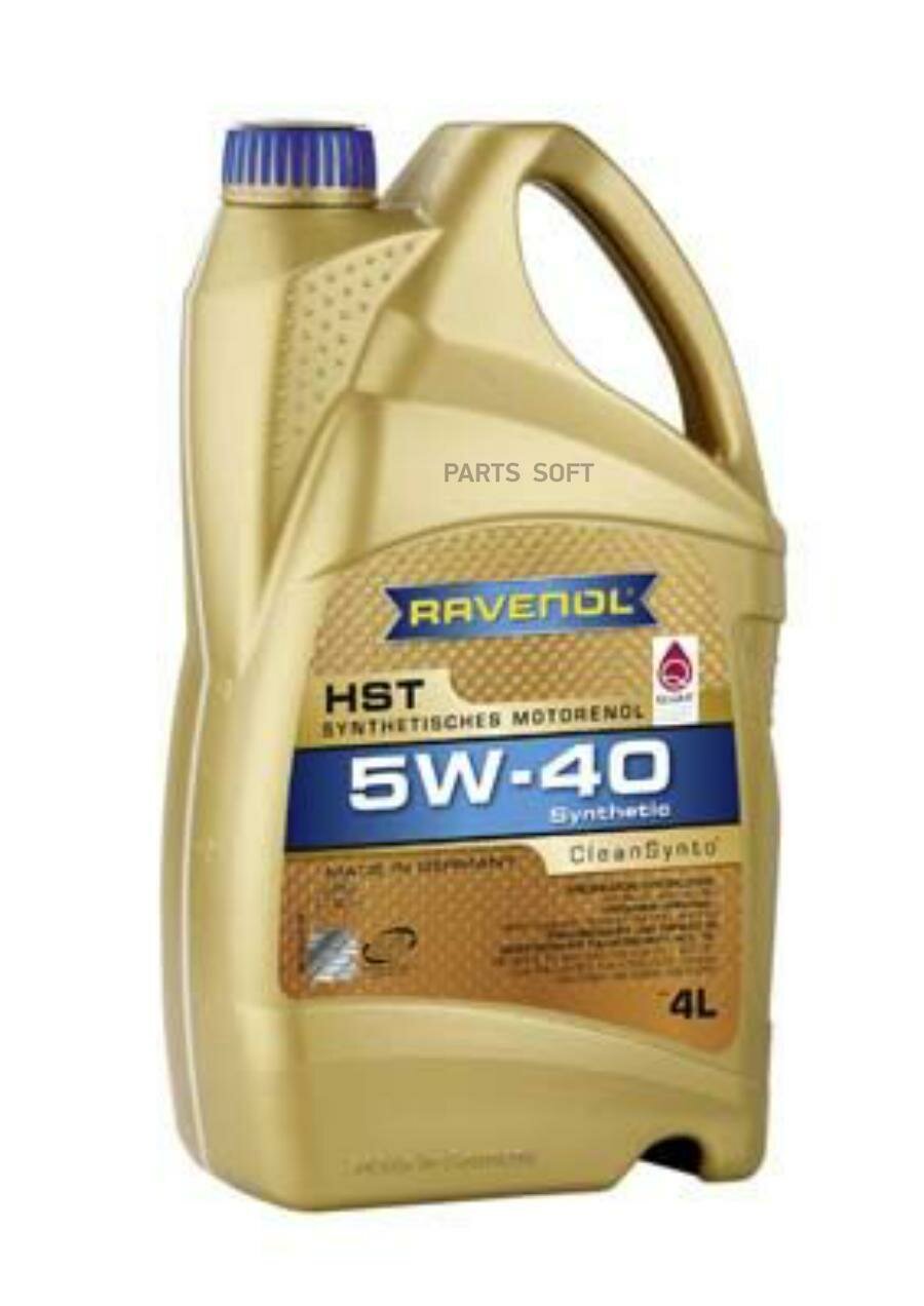 RAVENOL 1111147-004-01-999 Моторное масло 5W-40 (4л) (второй номер 4014835856554)