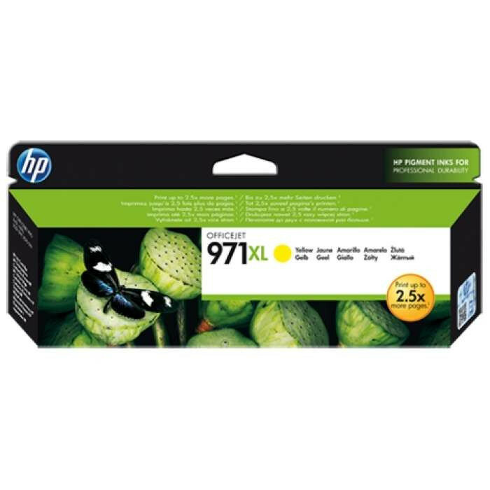 Картридж Cartridge HP 971XL для Officejet Pro X476dw/X576dw/X451dw/X551dw, желтый (6600стр.)