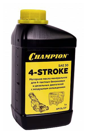 Масло для садовой техники CHAMPION 4-Stroke SAE 30