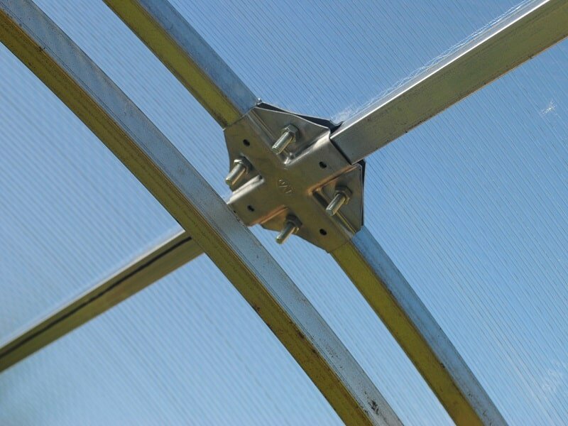 Теплица из поликарбоната усиленная 3x6 метров - фотография № 10