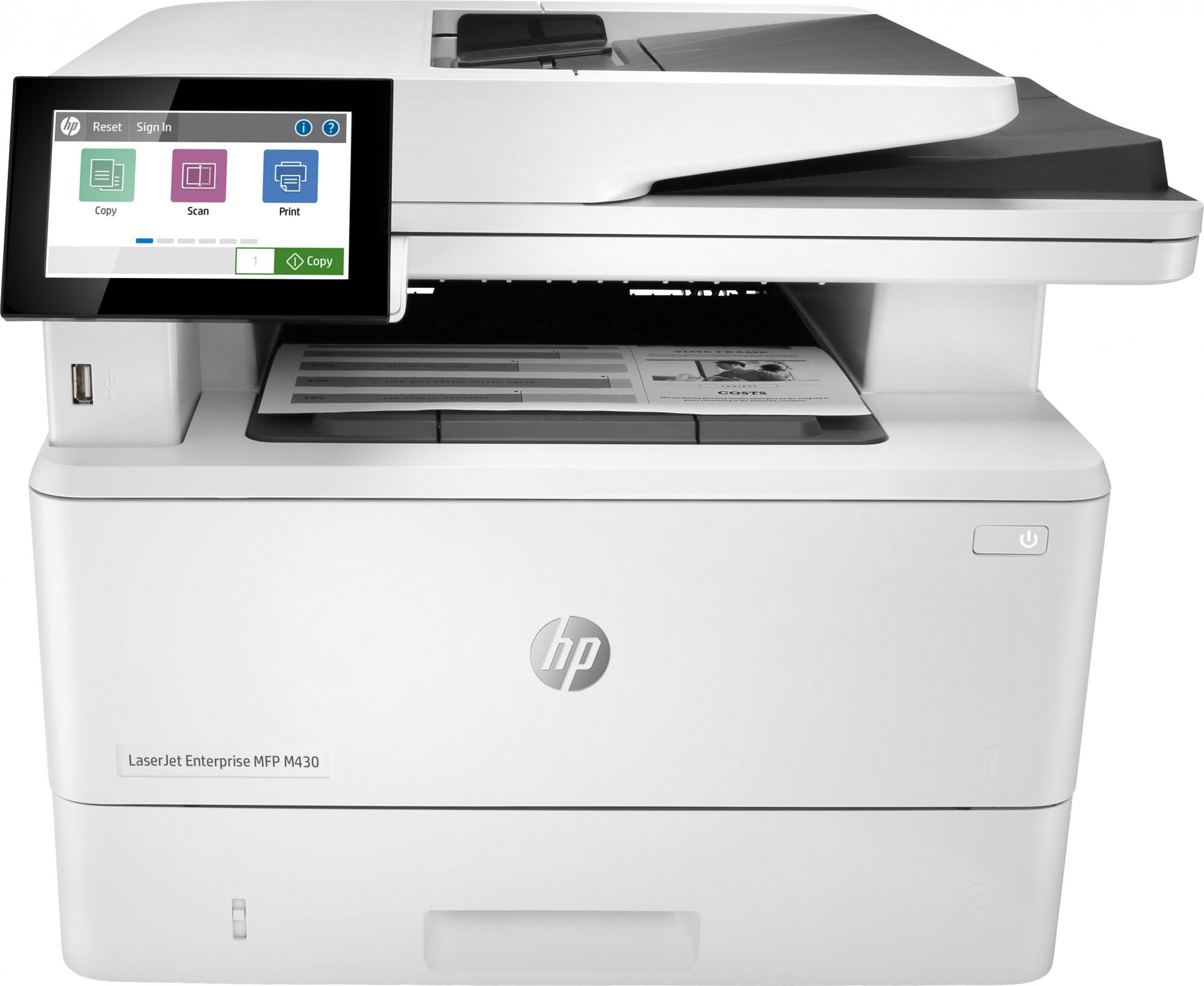 МФУ лазерный HP LaserJet Pro M430f (3PZ55A) A4 Duplex Net