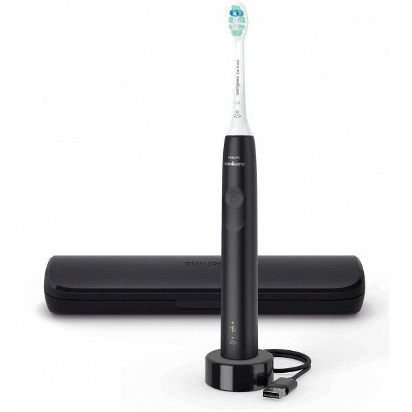 Электрическая зубная щетка Philips Sonicare 3100 HX3673, черный