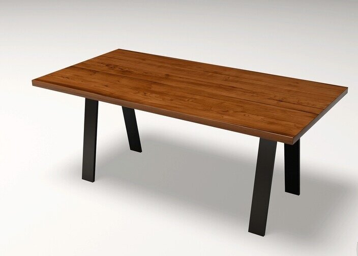 Подстолье/опора из металла для стола в стиле Лофт Модель 48 (4 штуки) - фотография № 3