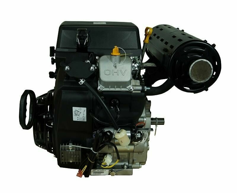 Двигатель Loncin LC2V80FD (H type) V-образн, 764 см куб, D25 мм, 20А ручной и электрический запуск - фотография № 2