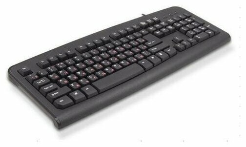 Клавиатура Lime K-0494 Rlsk USB Standart Black 104 keyboard with Rus/lat keys and Special scroll key .