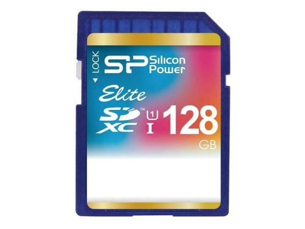 Карта памяти SDXC 128GB Class 10 Silicon Power Elite UHS-I SP128GBSDXAU1V10