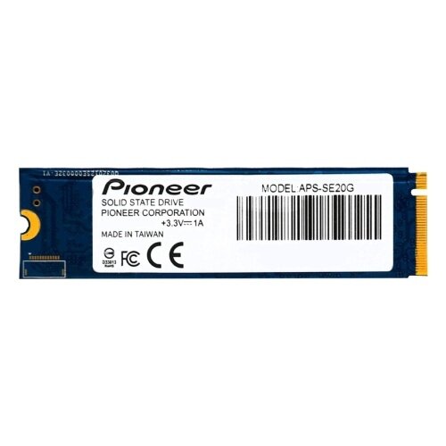 SSD диск PIONEER 256GB M.2 2280 PCIe Gen3x4 APS-SE20G-256