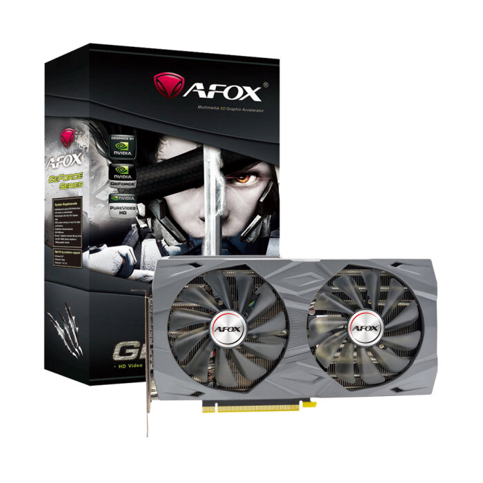 Видеокарта Afox nVidia RTX 3060 1320 12288 15000 192 RTL [AF3060-12GD6H2] RTX3060 12GB GDDR6 192Bit, ATX Dual Fan, gaming version