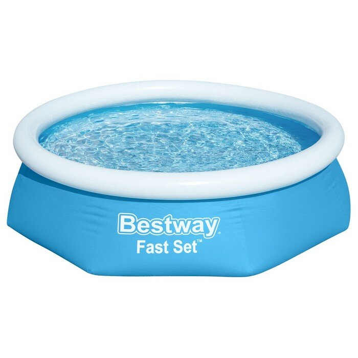 Bestway Бассейн надувной Fast Set, 244 х 61 см, 57448/57494 - фотография № 2