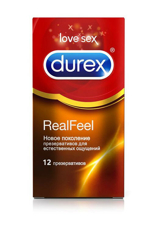 Презервативы Durex RealFeel для естественных ощущений - 12 шт. (108119)