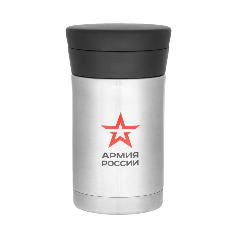 фото Термос Thermos Армия России Полевой, 500 мл, сталь нержавеющая, стальной, п/к (646279)