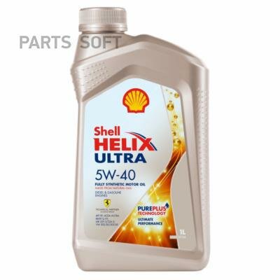 SHELL Helix Ultra 5W40 SN/CF, A3/B4 синтетика 1л (1/12)