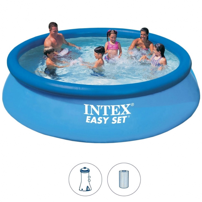 Бассейн надувной Intex Easy Set с фильтр-насосом 366*76см 28132