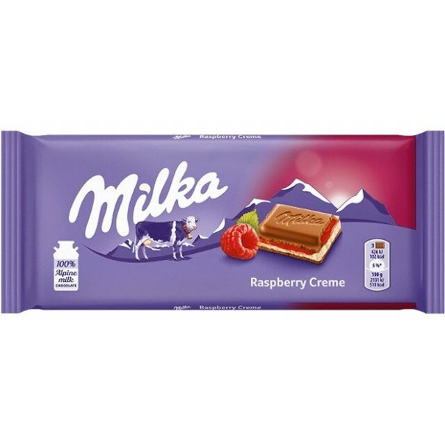 Шоколад Milka ассорти: малина + вишня + йогурт, 3 плитки по 100 г. - фотография № 2