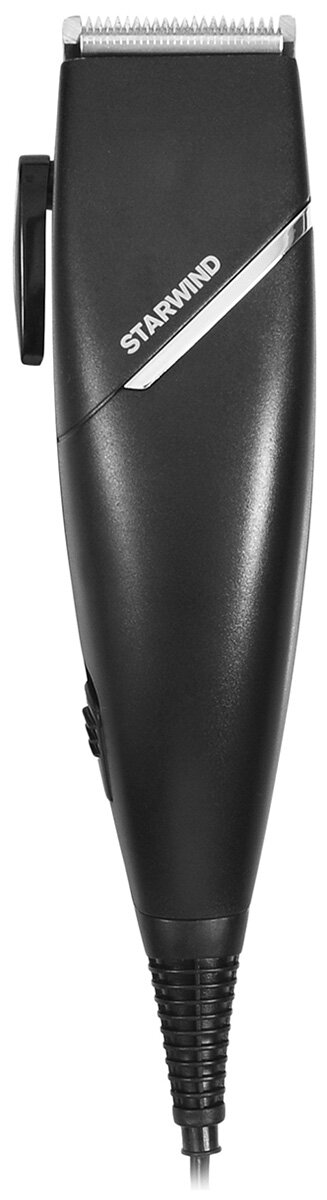 Машинка для стрижки волос Starwind SBC1711 черный/серебристый