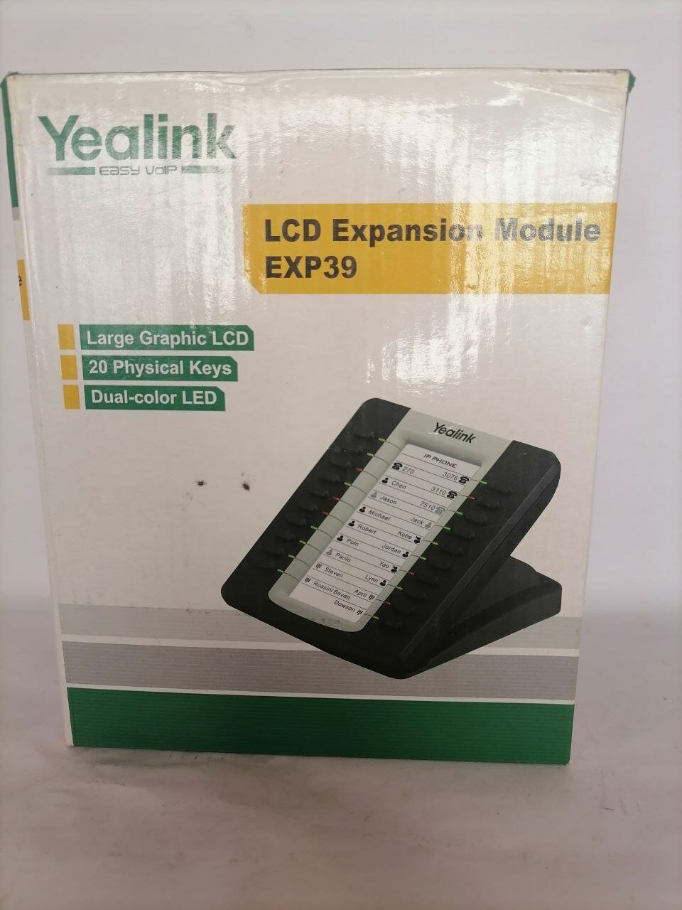 Модуль расширения с LCD Yealink EXP39 для телефонов T38G T28P T26P