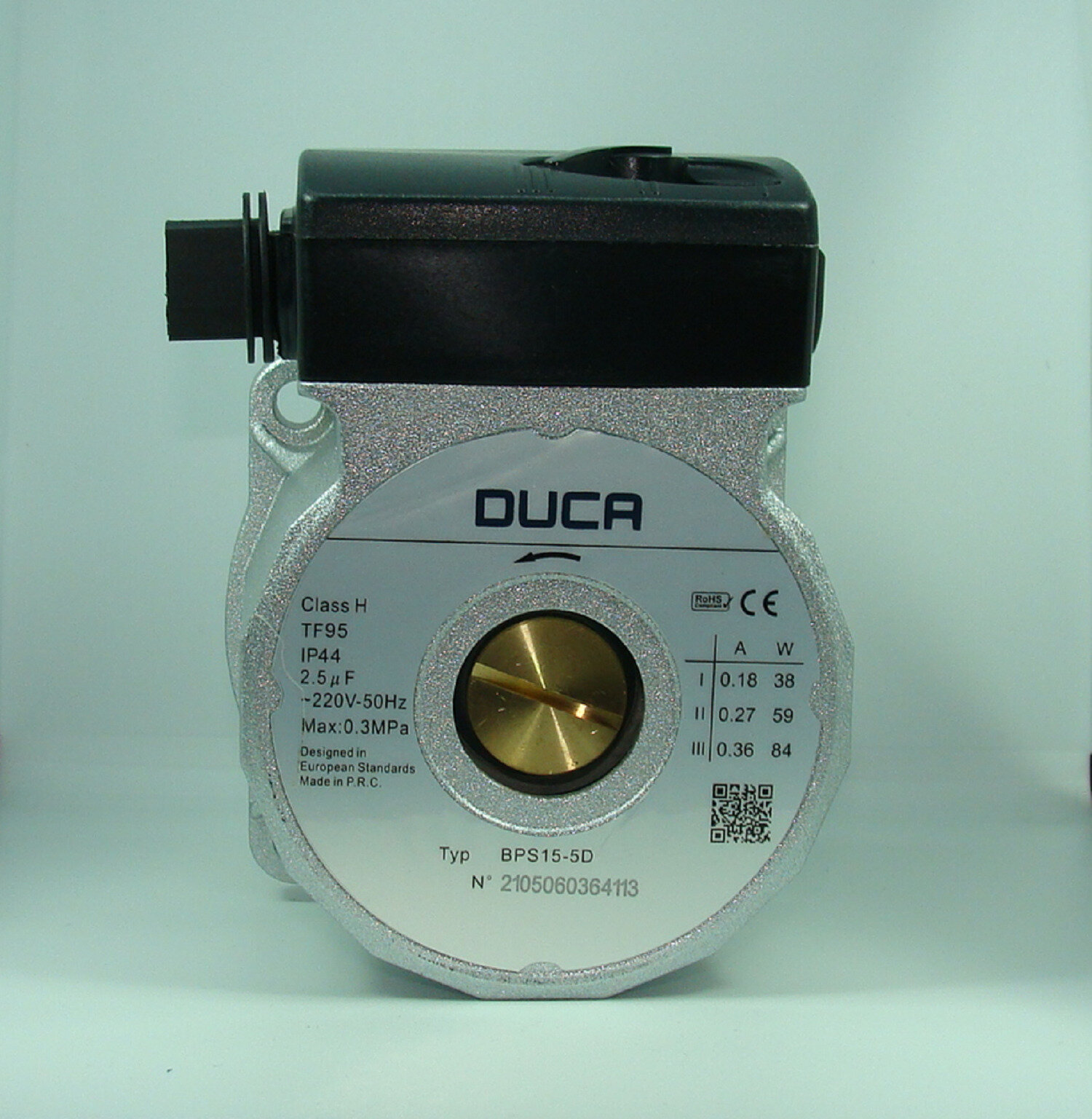 фото Насос (двигатель) для газового котла Бош 6000, Будерус У072, DUCA BPS 15-5D 84 W (BOSCH Gaz 6000 WBNGaz 2000 WBN/Logamax U072)