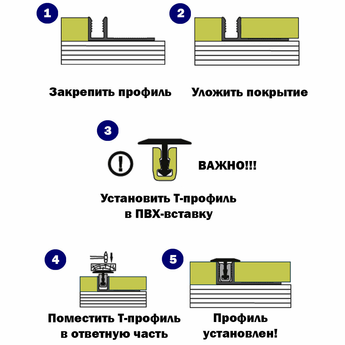 Закладной крепеж для Т-порога 14х1800мм / Основание для Т - Образного Профиля из Алюминия / База под Напольное Покрытие - фотография № 3