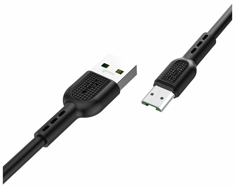 Кабель Hoco USB 2.0 hoco X33 AM/MicroBm черный 1м 4А 6931474709141